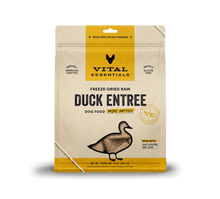Vital Essentials Raw Duck FD Dog Food Mini Patties 14 oz