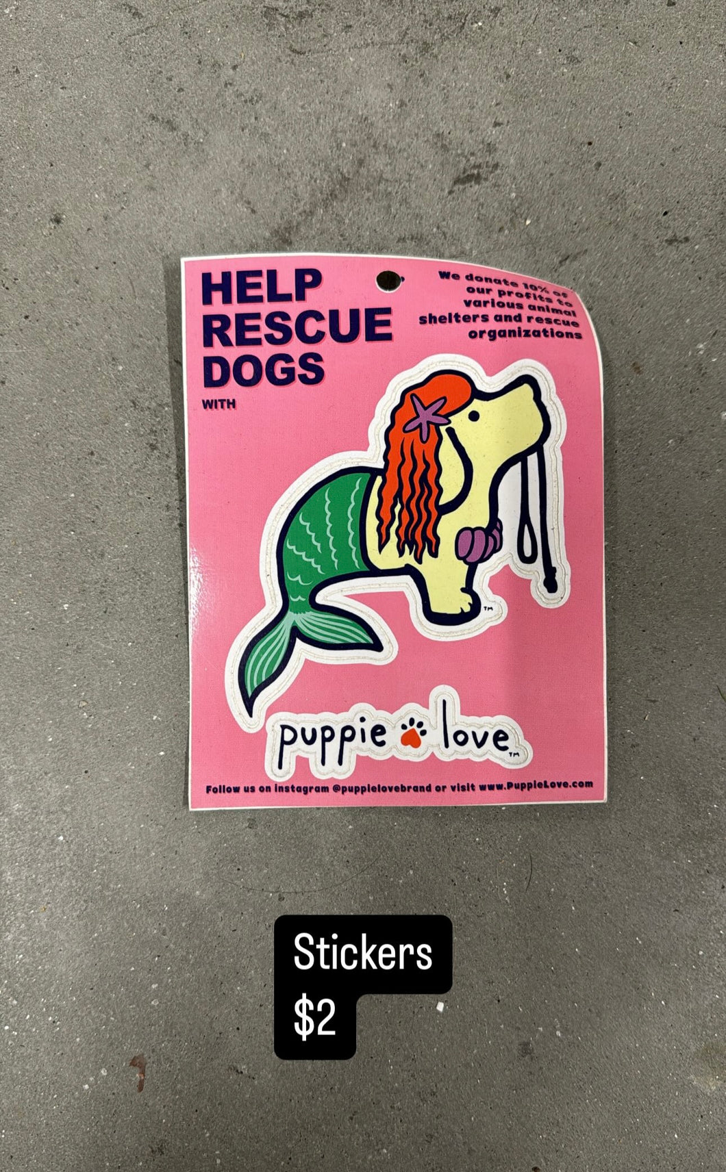 “Story Sale”: Merdog sticker