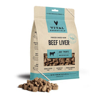 Vital Essentials Freeze-Dried Raw Beef Liver Dog Treats