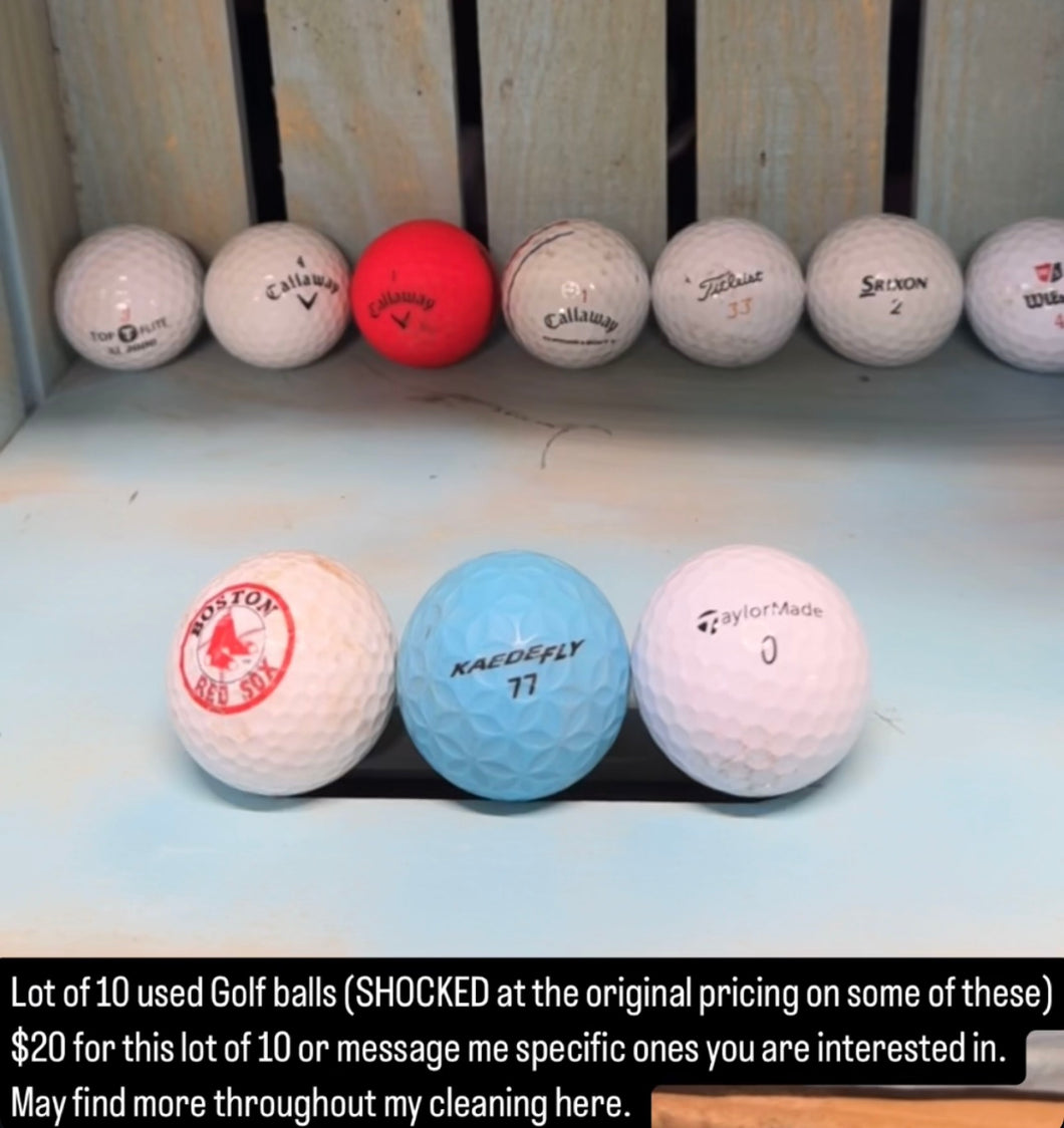 “Story Sale”: Lot of Golf Balls