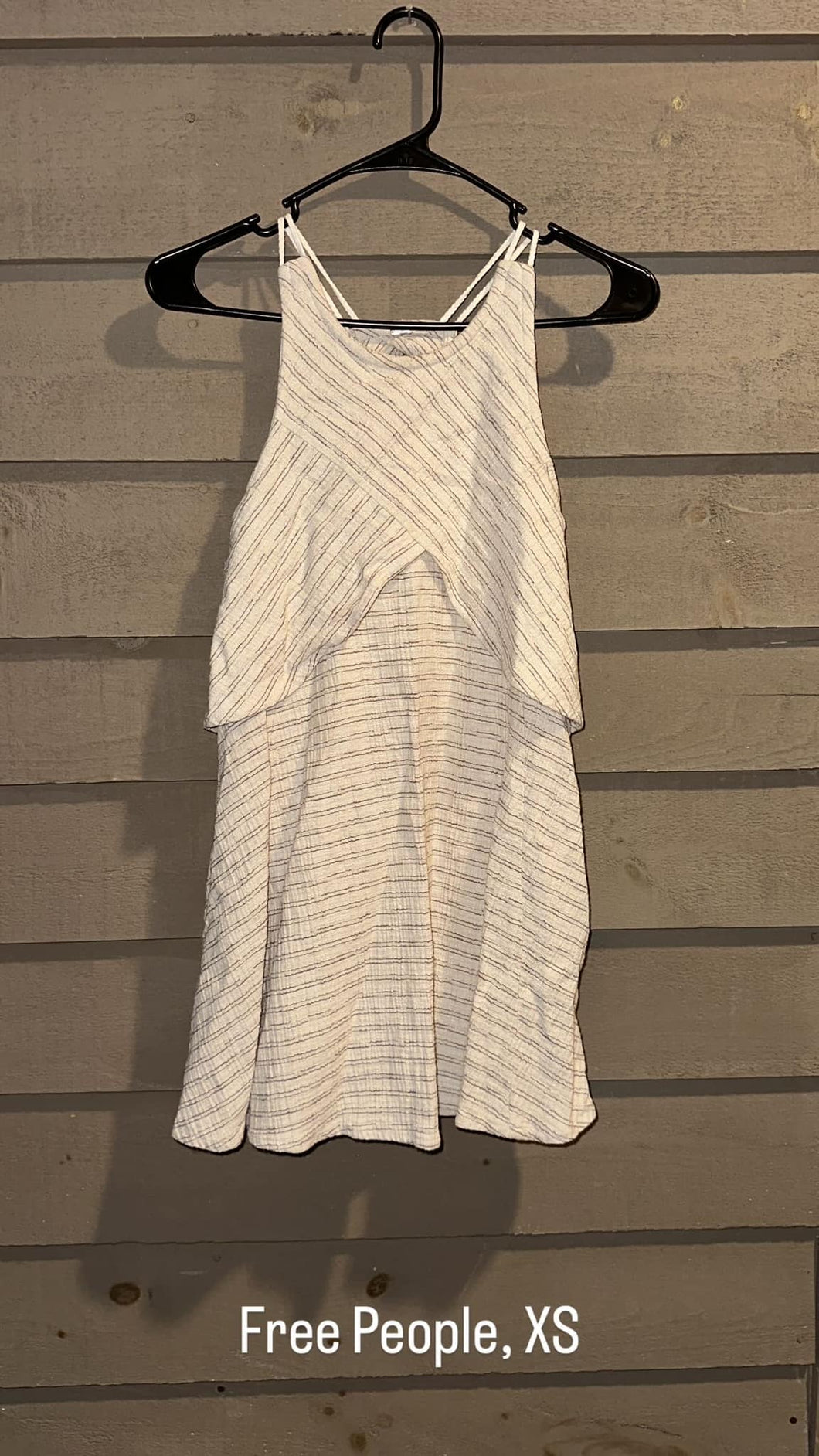 free people skater dress Free People Nautical Knotty Applique Striped Fit-N-Flare Skater Dress Pink Large