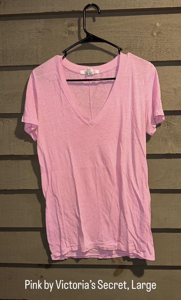 victoria's secret pink t shirt dress Victoria's Secret PINK Logo Short Sleeve T-Shirt Dress Peach LARGE NWT