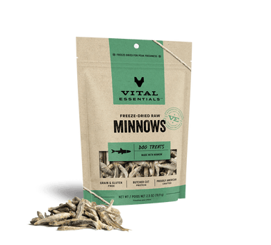 Vital Essentials Minnows FD Dog Treats 2.5 oz