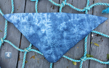 Indigo Tie Dye Napkin, Handkerchief or Tie on Bandana