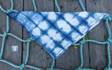 Indigo Tie Dye Napkin, Handkerchief or Tie on Bandana