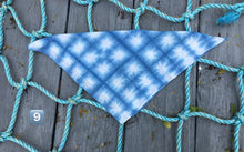 Indigo Tie Dye Napkin, Handkerchief or Tie on Bandana