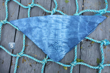 Indigo Tie Dye Napkin, Handkerchief or Tie on Bandana