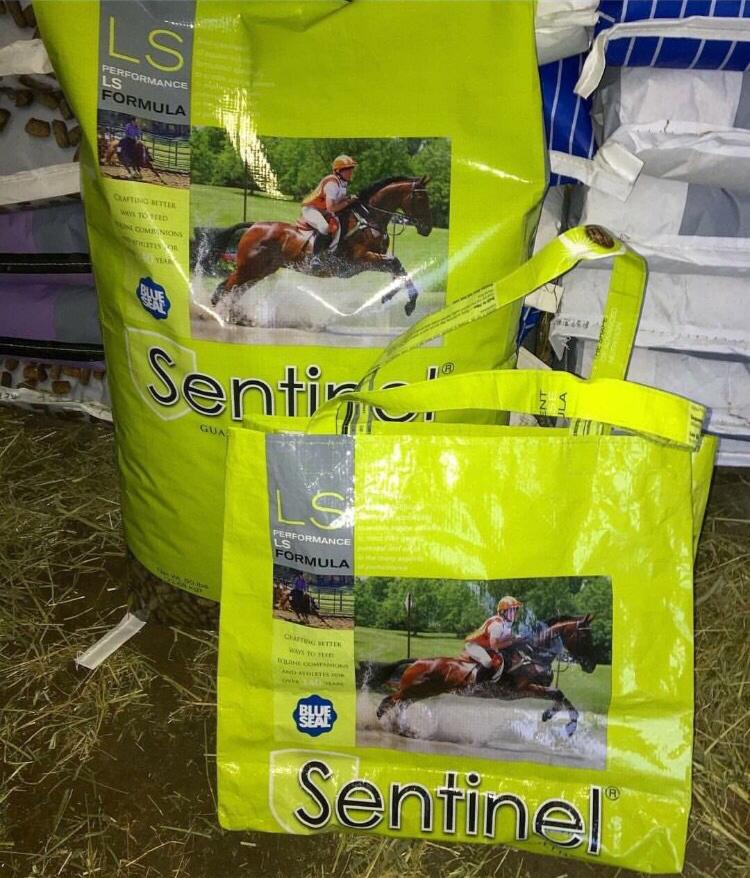 Sentinel Grain Bag Upcycled to a Reusable Tote Bag