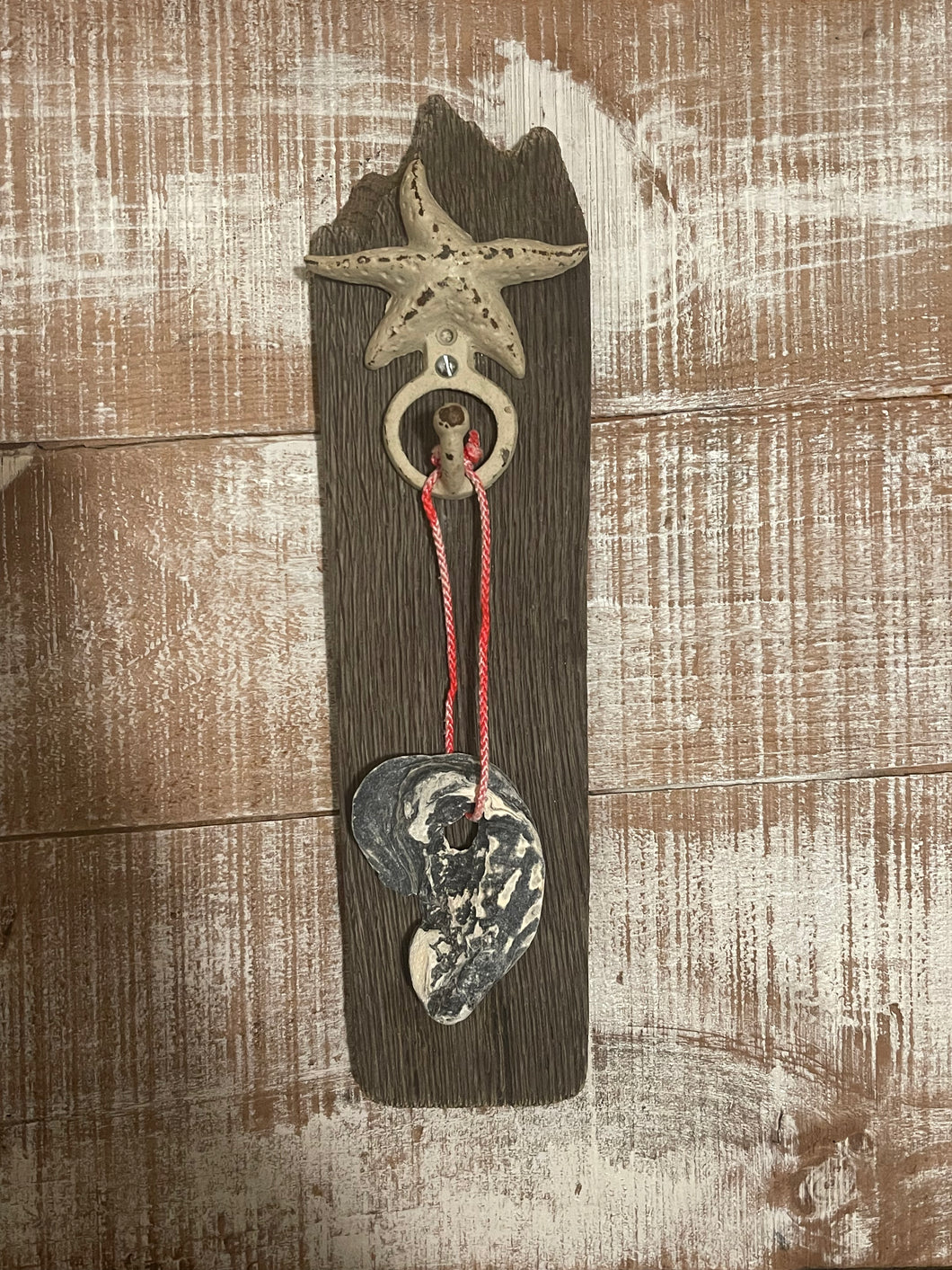 Starfish Hook on driftwood